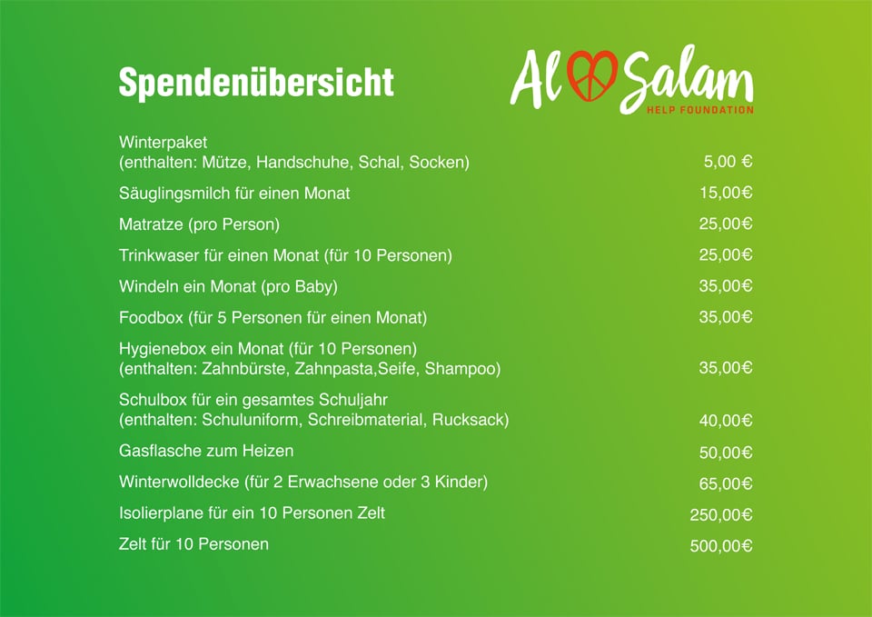 Interview mit der Hilfsorganisation Al Salam