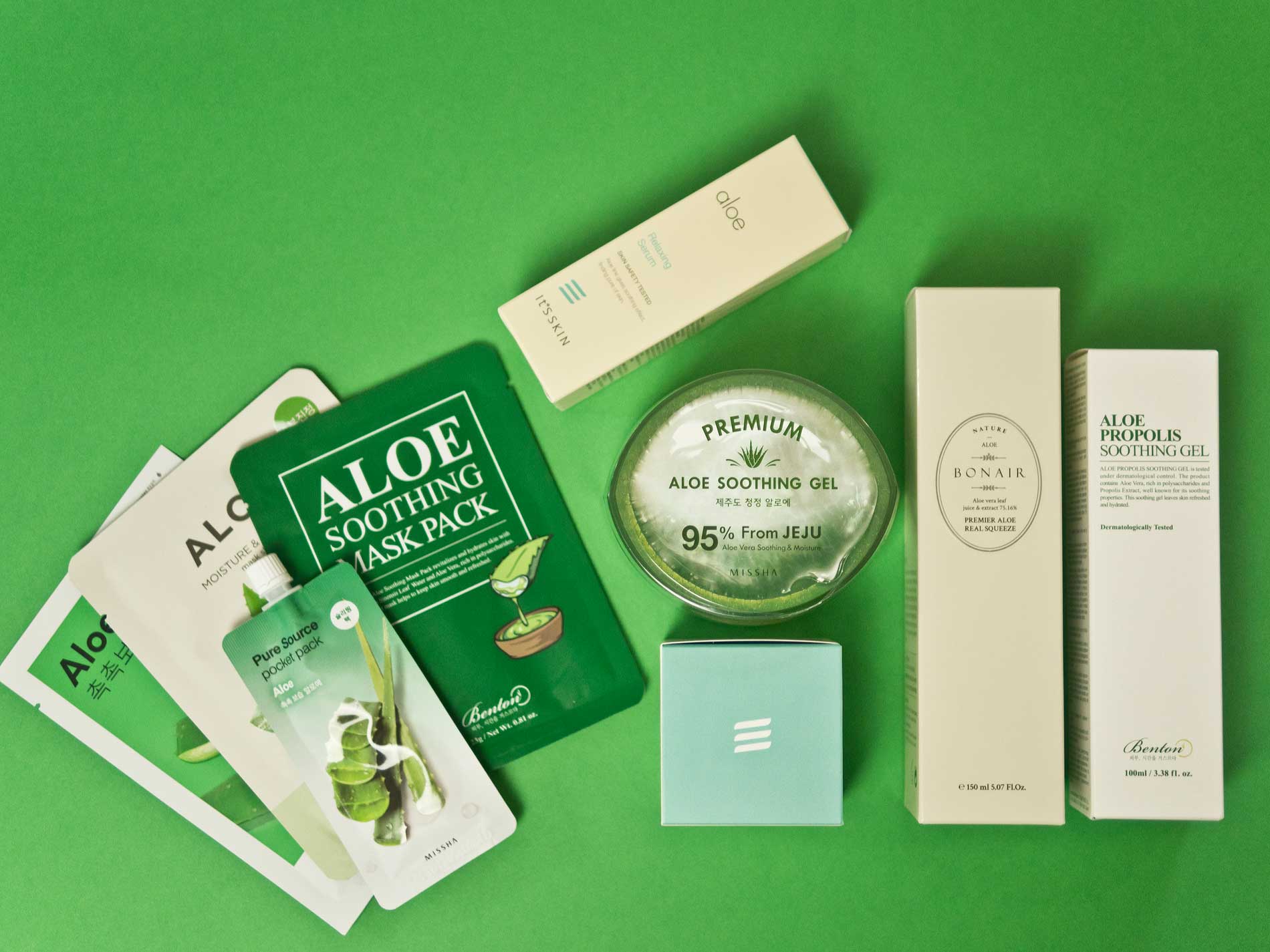 Die Korean Beauty Aloe Vera Box, Heillpflanze Aloe Vera, Beauty Allrounder Aloe Vera, Hautpflege, Feuchtigkeitspflege, Pflege mit Aloe Vera,