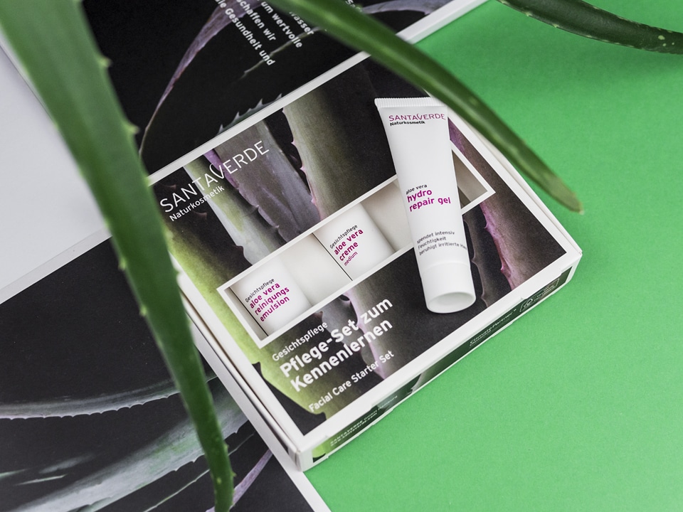 Gesichtspflege-Routine im Winter, Gesichtspflege, Hautpflege, Santaverde,Gesichtspflege zum Saisonwechsel, Santaverde Naturkosmetik, Meine Gesichtspflege mit Santaverde, Aloe Vera, Aloe Vera Saft