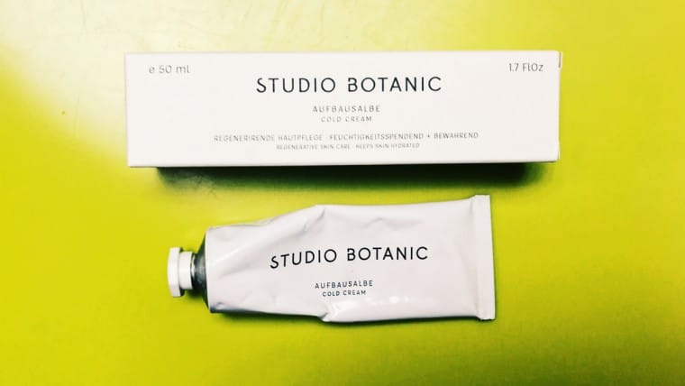 Cold Cream Studio Botanic, Aufbausalbe, trockene und rissige Haut, Hautpflege für trockene und rissige Haut, Hautplfege Allrounder, spröde Lippen,