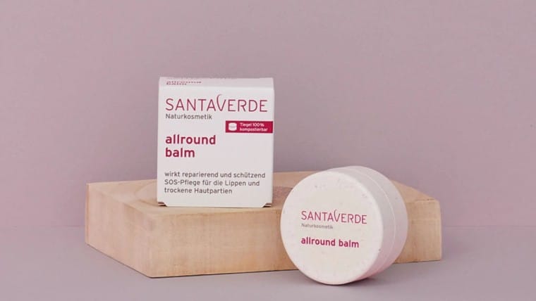 allround balm von Santaverde, allround balm, trockene Haut pflegen, geschmedig glatte Haut, Lippenpflege, Skincare, ElisaZunder Blogazine