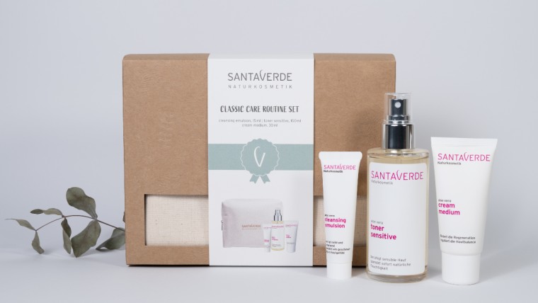 Limited Edition Geschenk-Sets von Santaverde: Clasic Care Routine Set