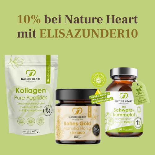 10% Rabatt mit ELISAZUNDER10 bei Nature Heart