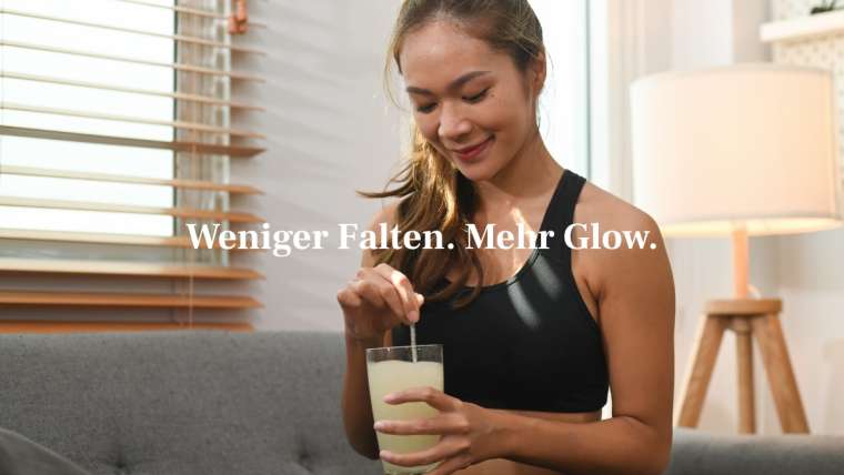Kollagen Pulver von Nature Heart als Teil der täglichen Beauty-Routine